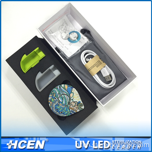 2017 new rechargable mini uv light sterilization case for toothbrush